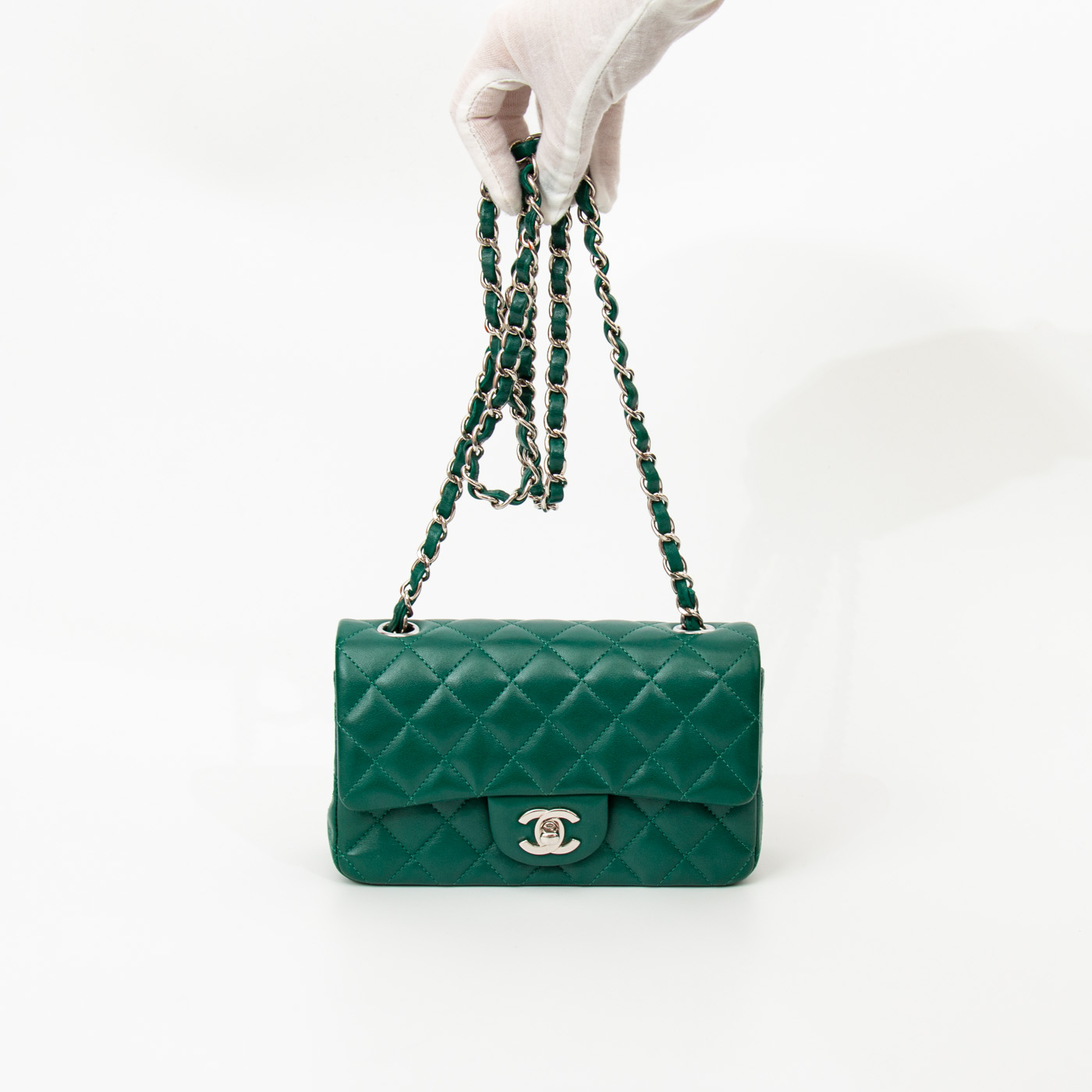 Chanel Tasche Mini Rectangular Grün 2018 25798637