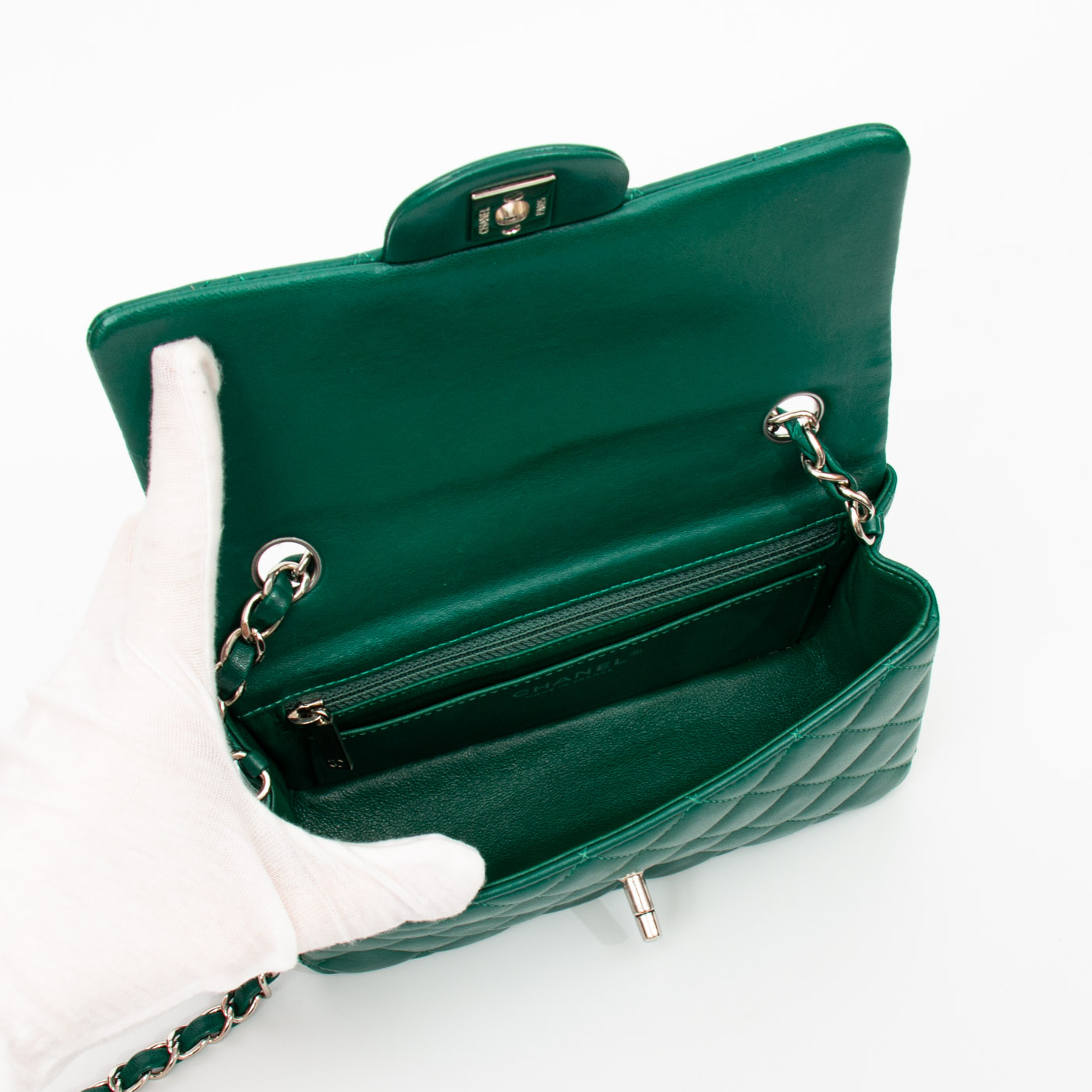 Chanel Tasche Mini Rectangular Grün 2018 25798637 – Bild 10