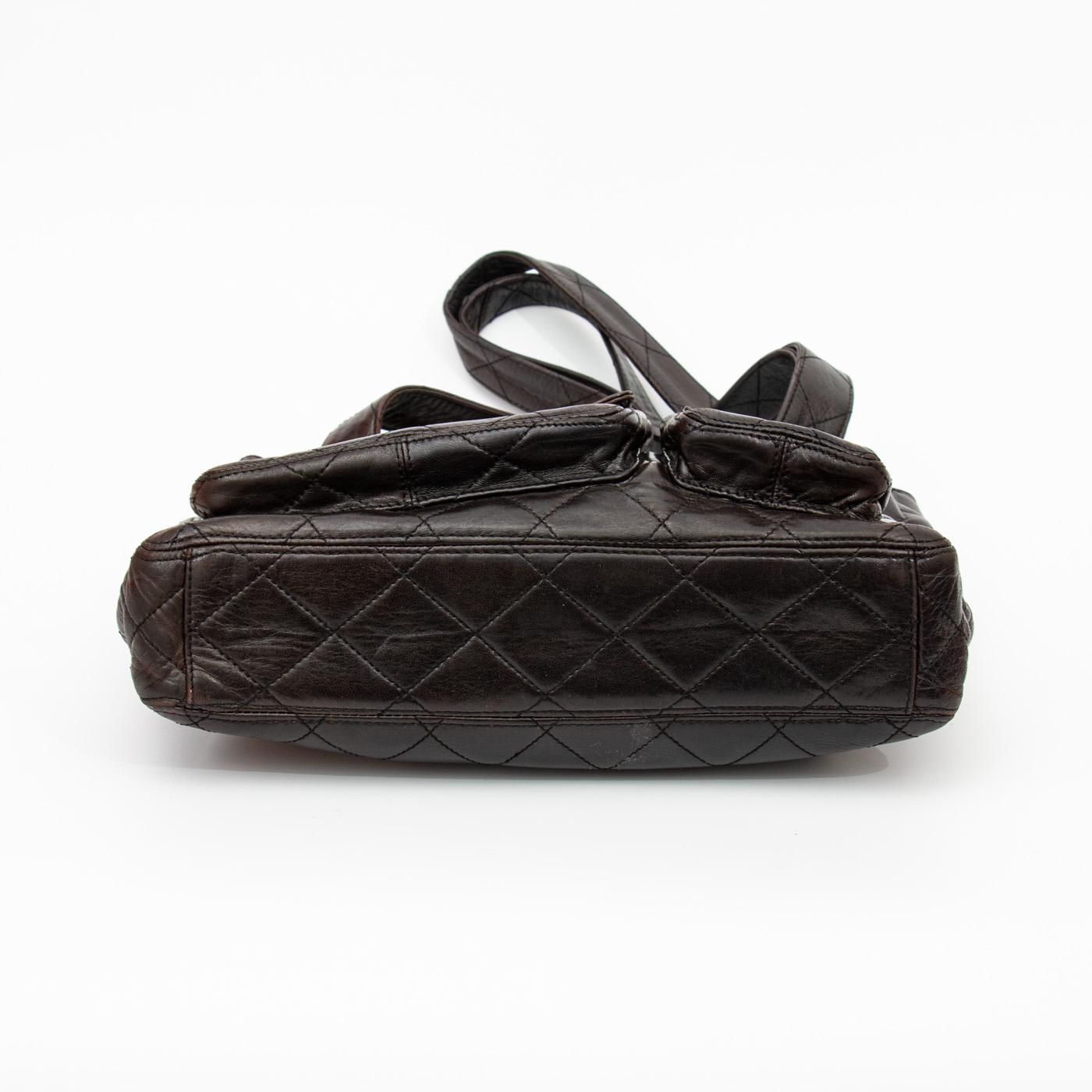 Chanel Shopper Lammleder Braun Mit Goldener Hardware 1996–1997 4284224 – Bild 5