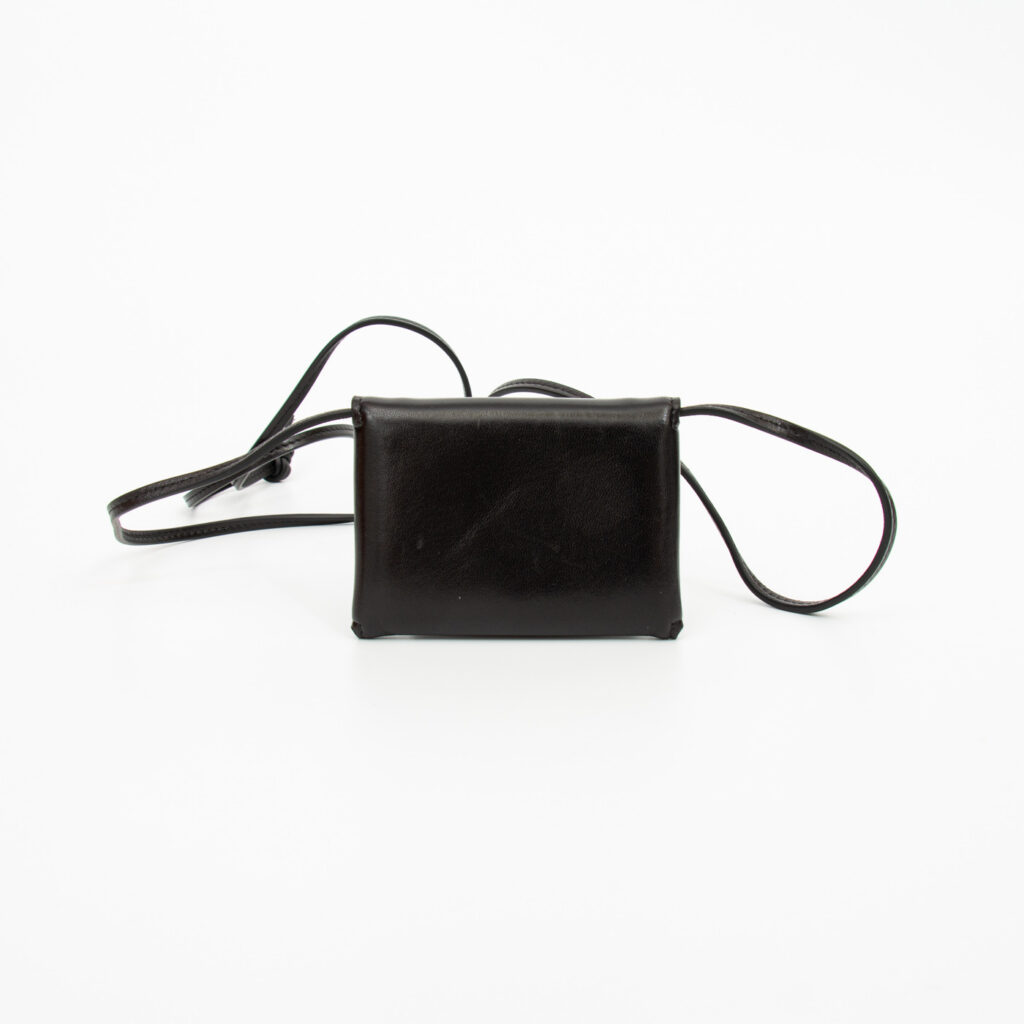 The Row Wallet on Chain Mini Etui Umhängetasche Schwarz