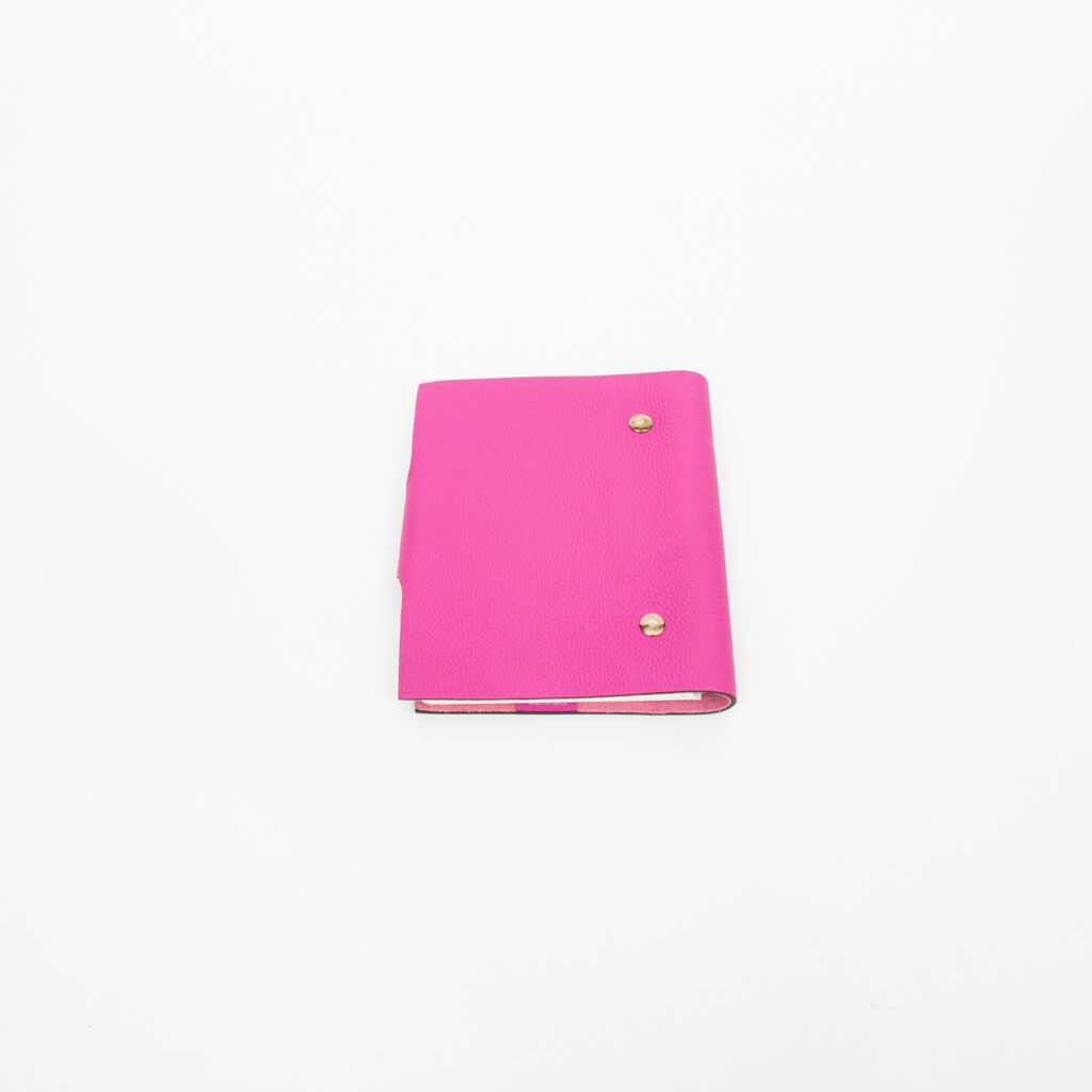 Hermès Notebook Clemence Leder Pink