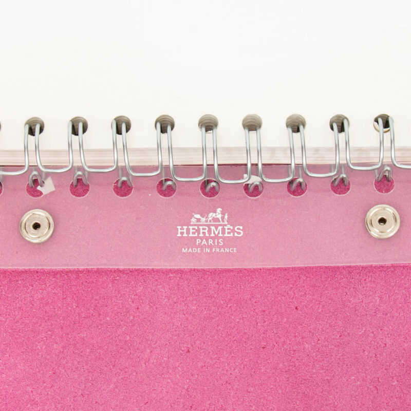 Hermès Notebook Clemence Leder Pink – Bild 6
