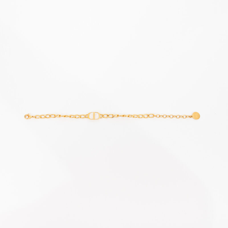 Bracelet chaîne Christian Dior CD Icon, or, 18 cm – Image 1