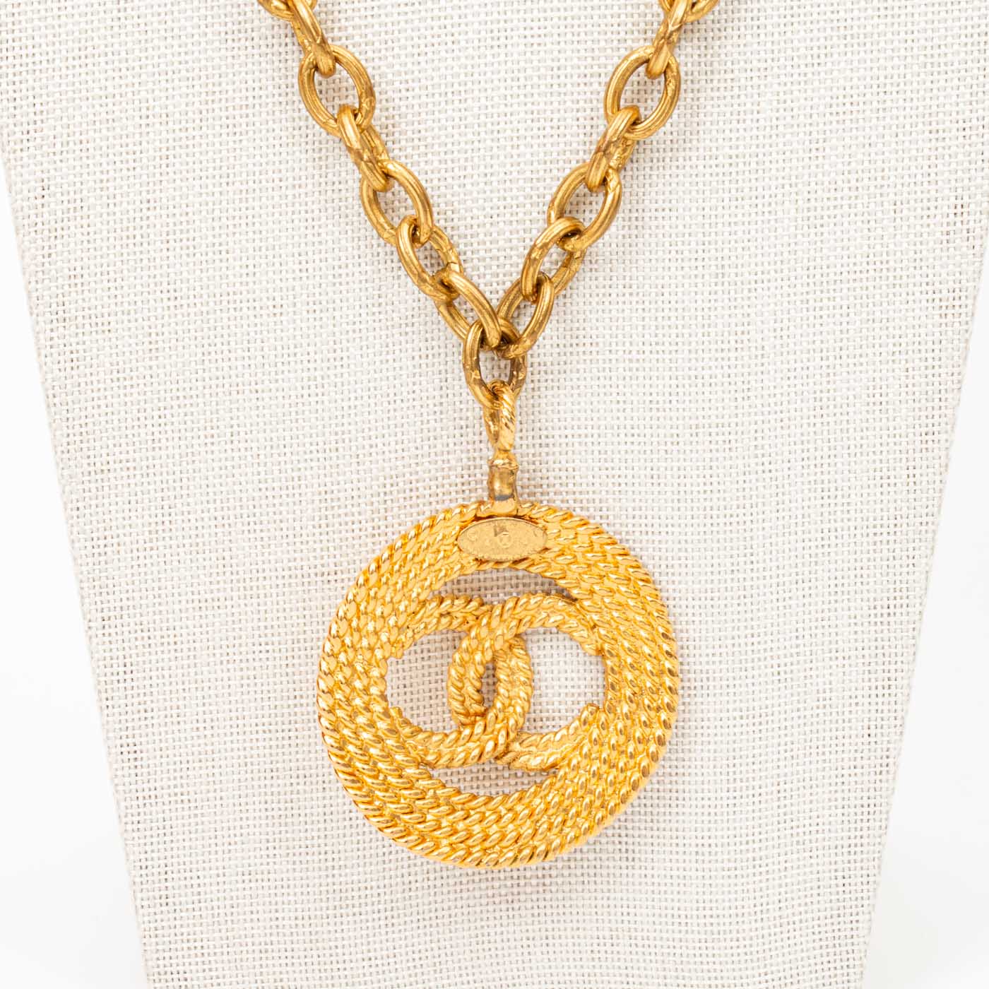 Collier Chanel Coco Mark 28, métal plaqué or – Image 4