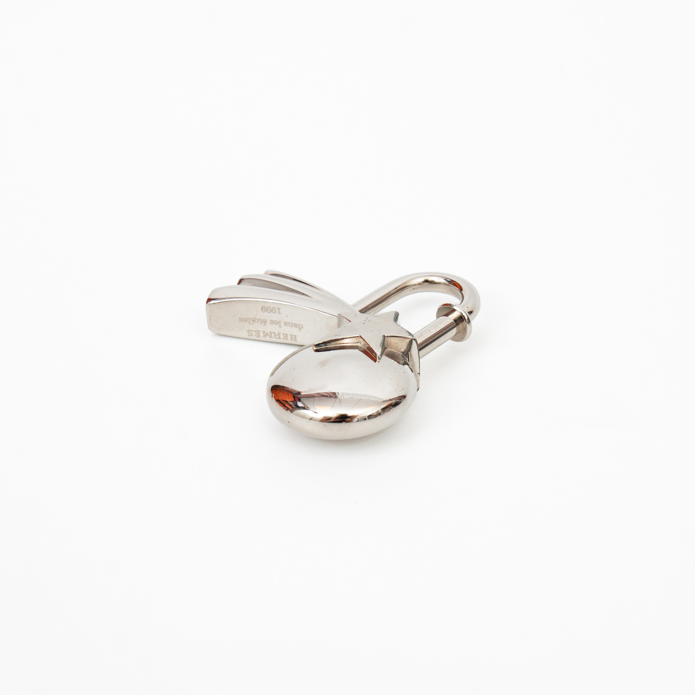 Breloque Hermès Étoile Filante Cadena Fermoir Métal Plaqué Argent – ​​Image 3