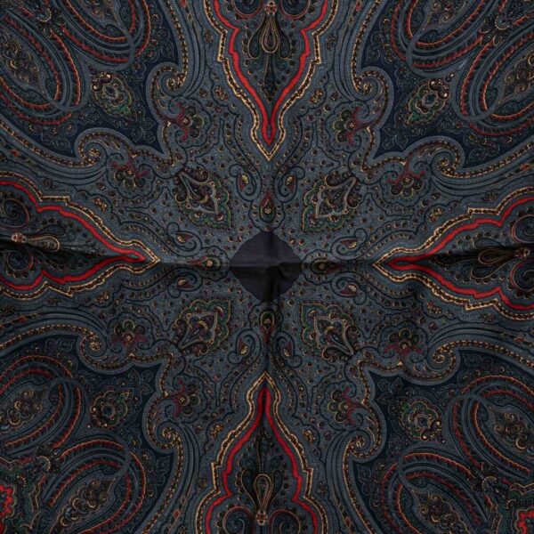 Foulard en soie Chanel CC bleu