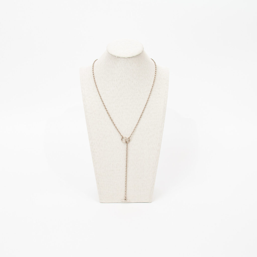 Collar Hermès Chaine d'Ancre Parade, cadena de eslabones en plata