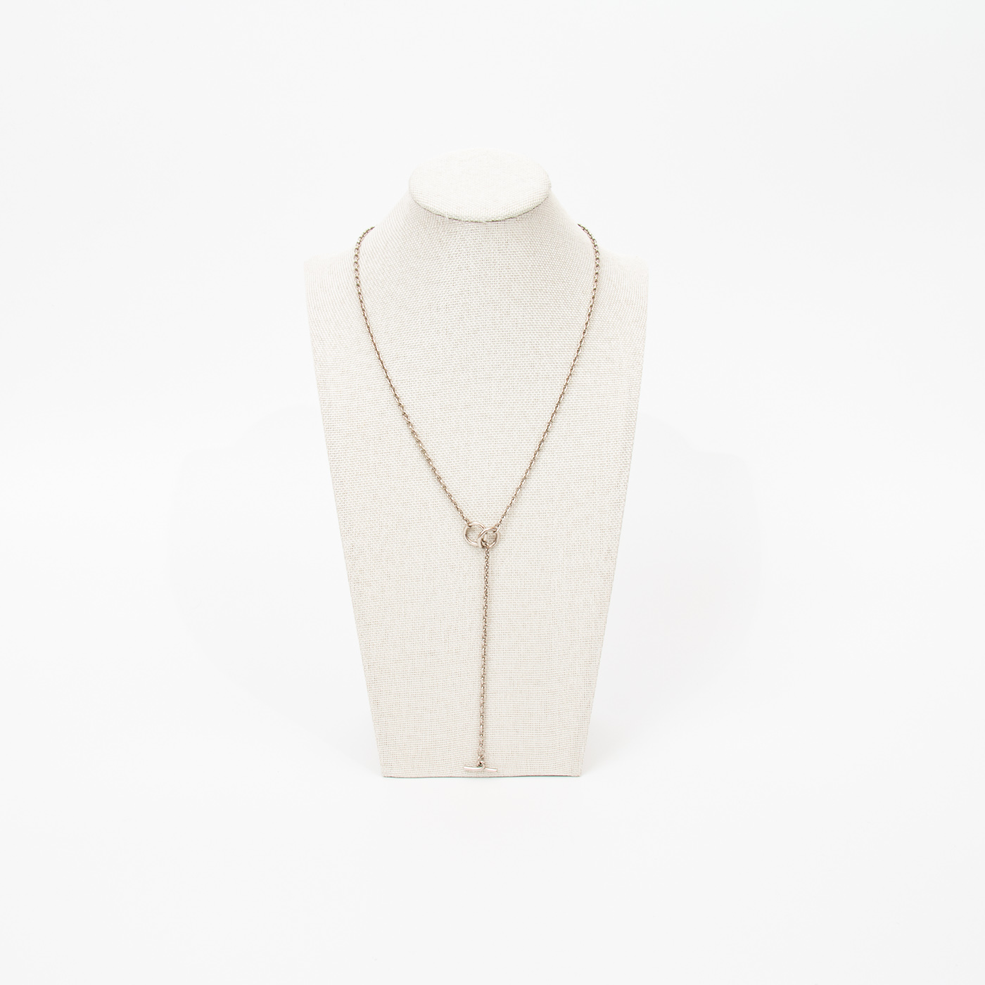 Collar Hermès Chaine d'Ancre Parade, cadena de eslabones en plata – Imagen 1