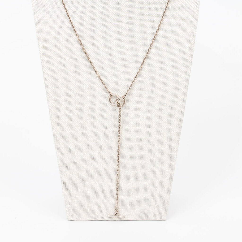 Collar Hermès Chaine d'Ancre Parade, cadena de eslabones en plata
