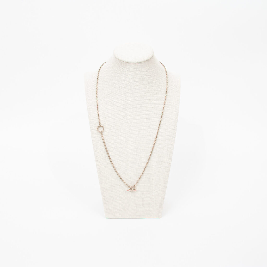 Collar Hermès Chaine d'Ancre Parade, cadena de eslabones en plata