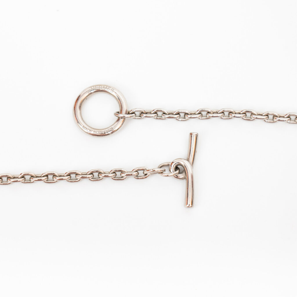 Collar Hermès Chaine d'Ancre Parade, cadena de eslabones en plata