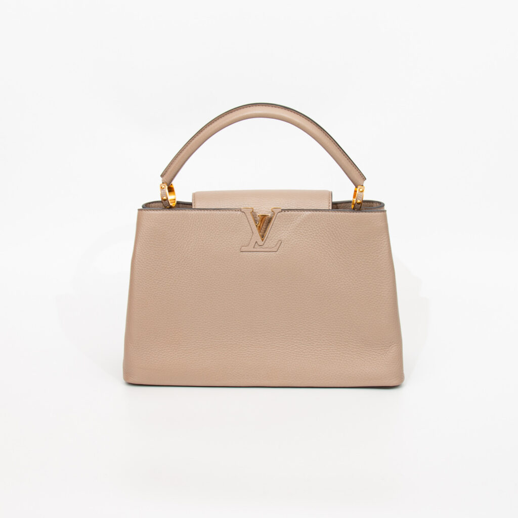 Bolso Louis Vuitton Capucines GM Taurillion de Cuero