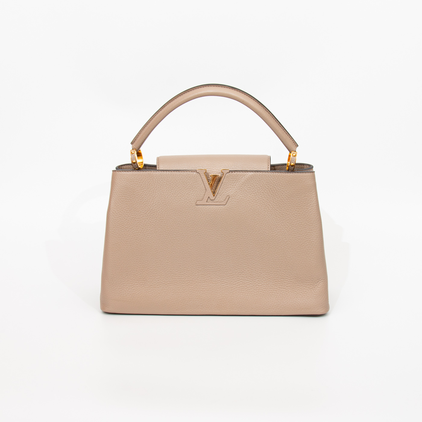 Bolso de cuero Louis Vuitton Capucines GM Taurillion - Imagen 1