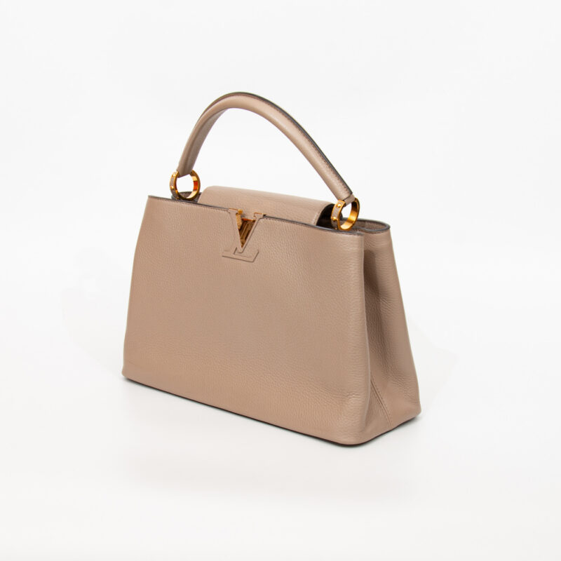 Bolso de cuero Louis Vuitton Capucines GM Taurillion - Imagen 3