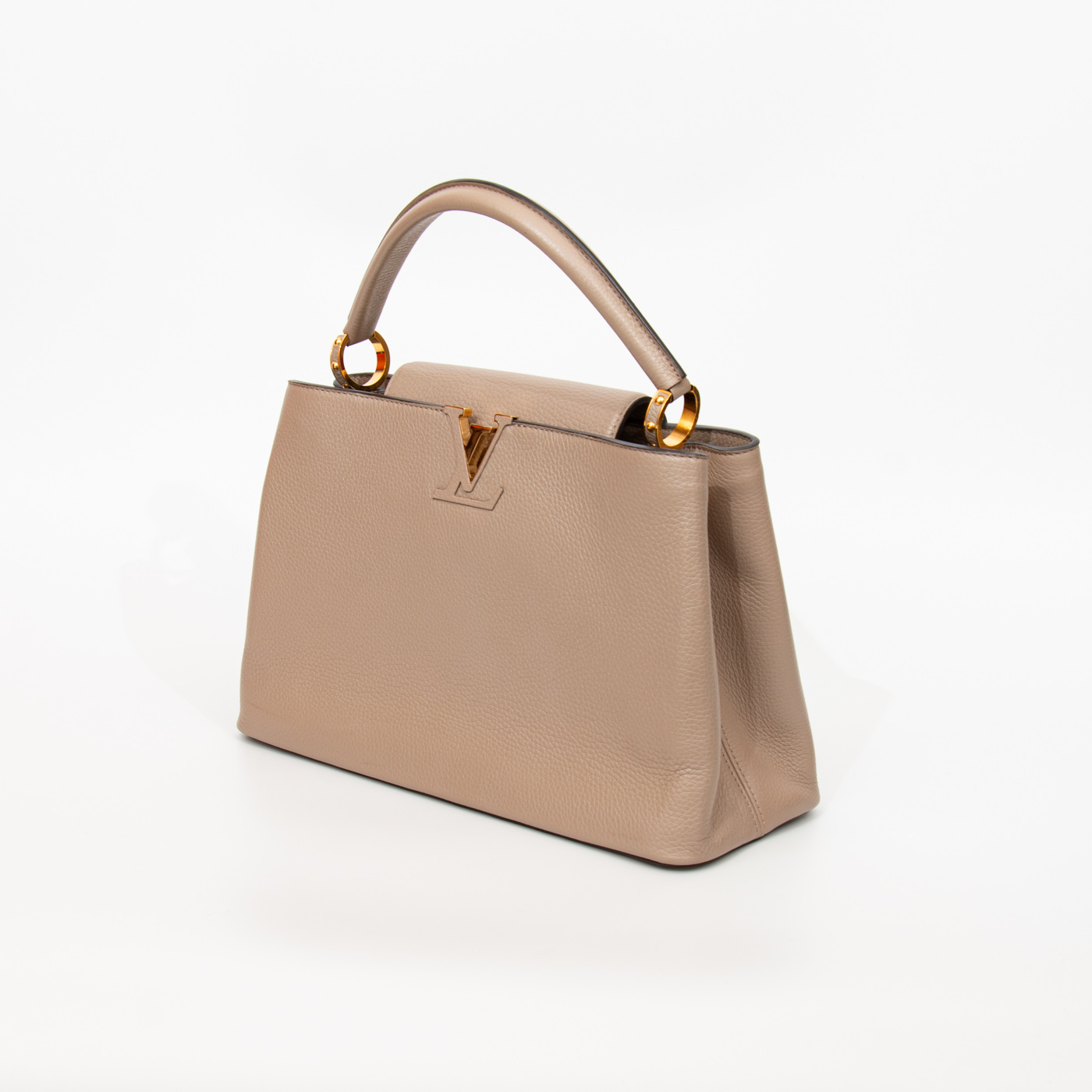 Bolso de cuero Louis Vuitton Capucines GM Taurillion - Imagen 3