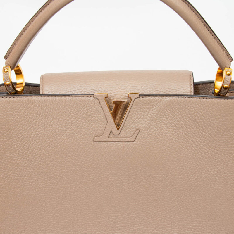 Bolso de cuero Louis Vuitton Capucines GM Taurillion - Imagen 7