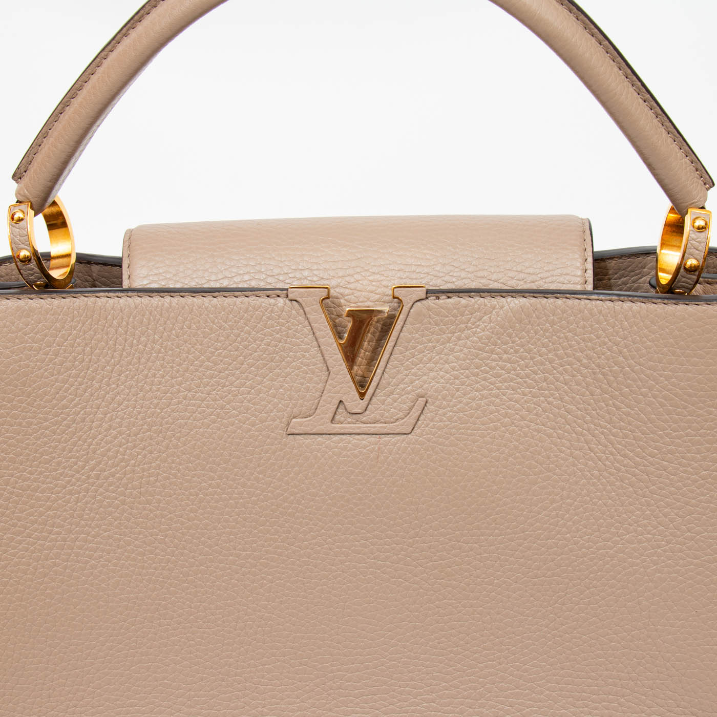 Bolso de cuero Louis Vuitton Capucines GM Taurillion - Imagen 7