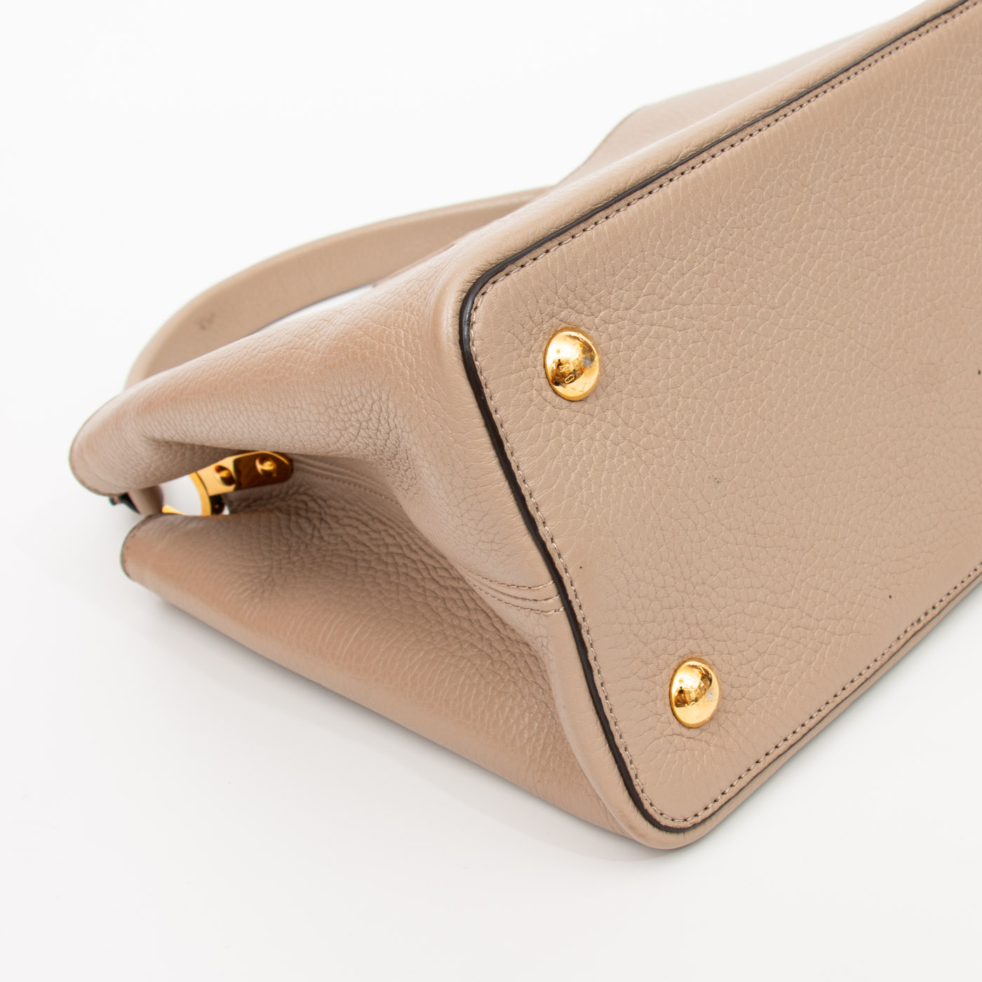 Bolso de cuero Louis Vuitton Capucines GM Taurillion - Imagen 8
