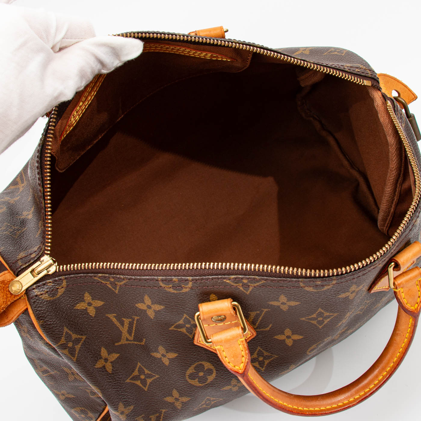 Sac Louis Vuitton Monogram Speedy 35 Canvas 2000 MB0040 – photo 9