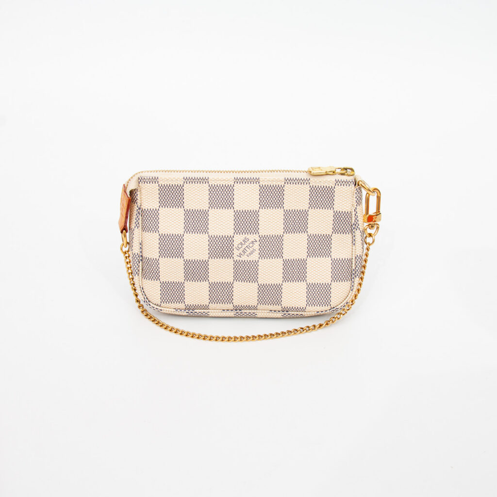 Accesorios Louis Vuitton Mini Pochette en Damier Azur