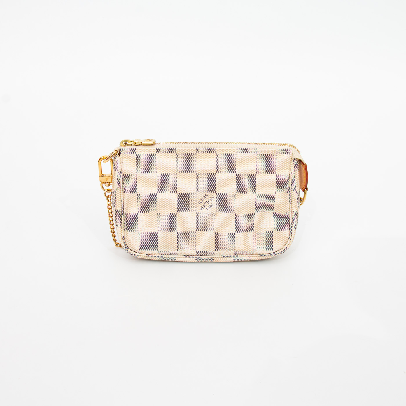 Accessoires Louis Vuitton Mini Pochette en Damier Azur – Image 2