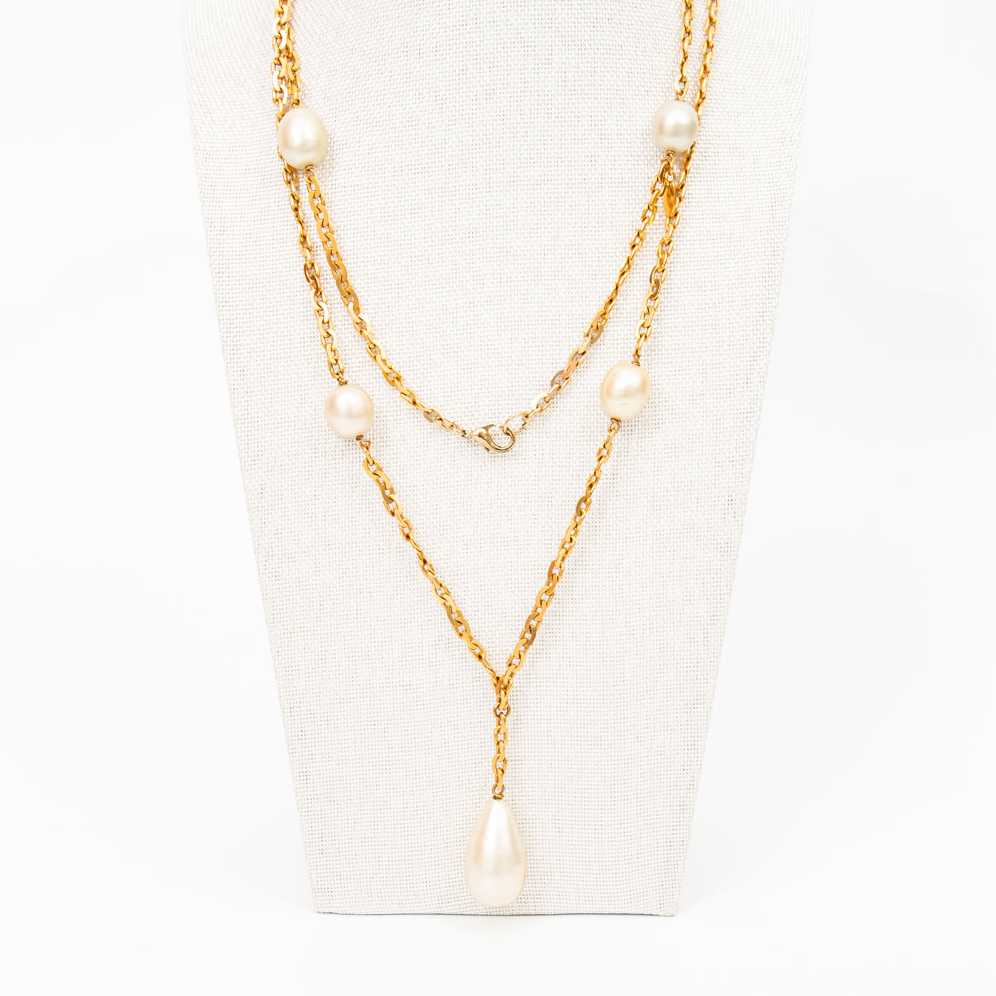 Collier de perles Chanel, or, vintage – Image 2