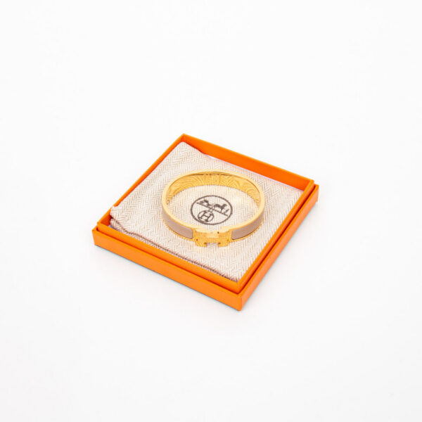 Bracelet Hermès Clic H Or Étoupe