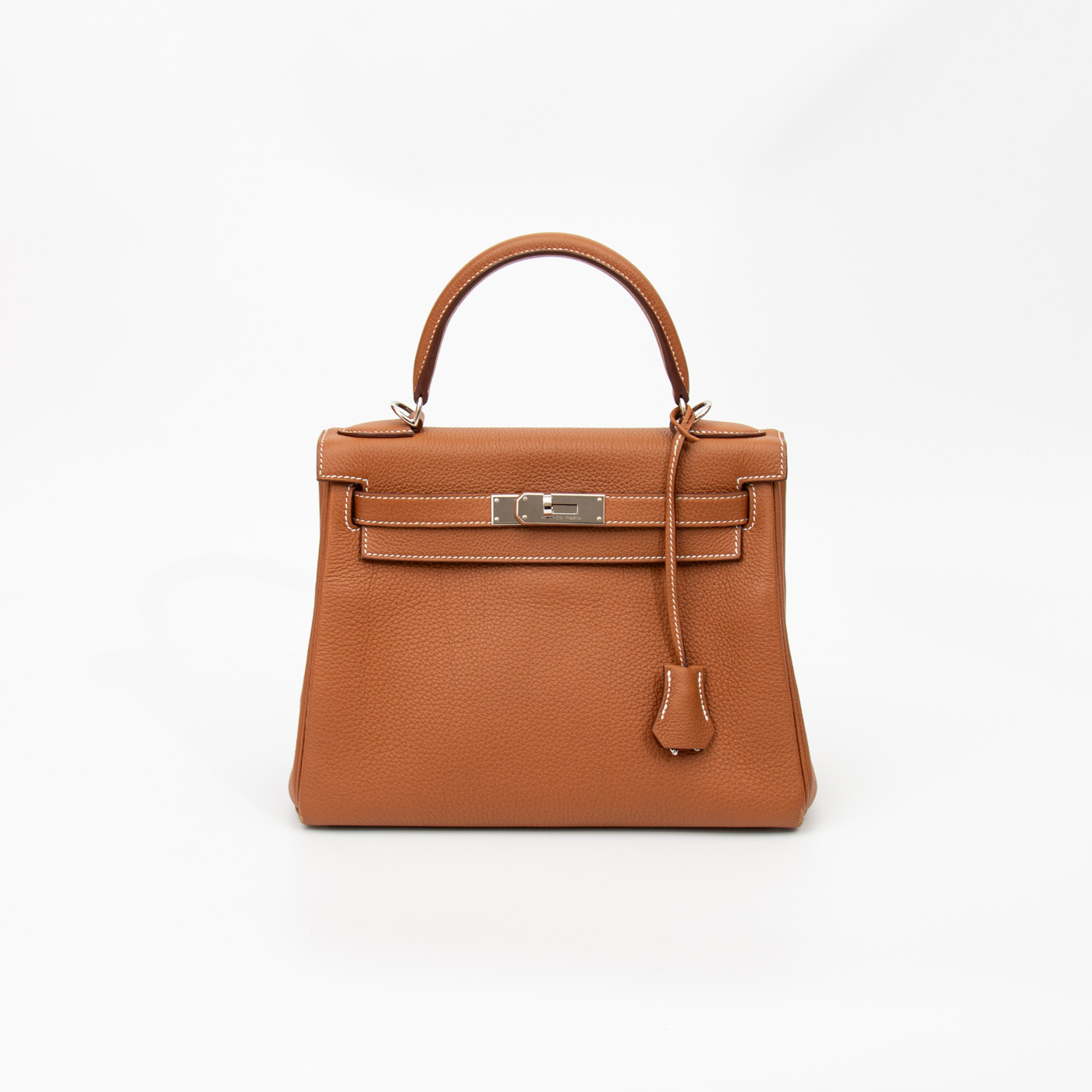 Hermès Kelly 28 Retourné Togo Leder Gold mit Palladium Hardware 2025 – Bild 1