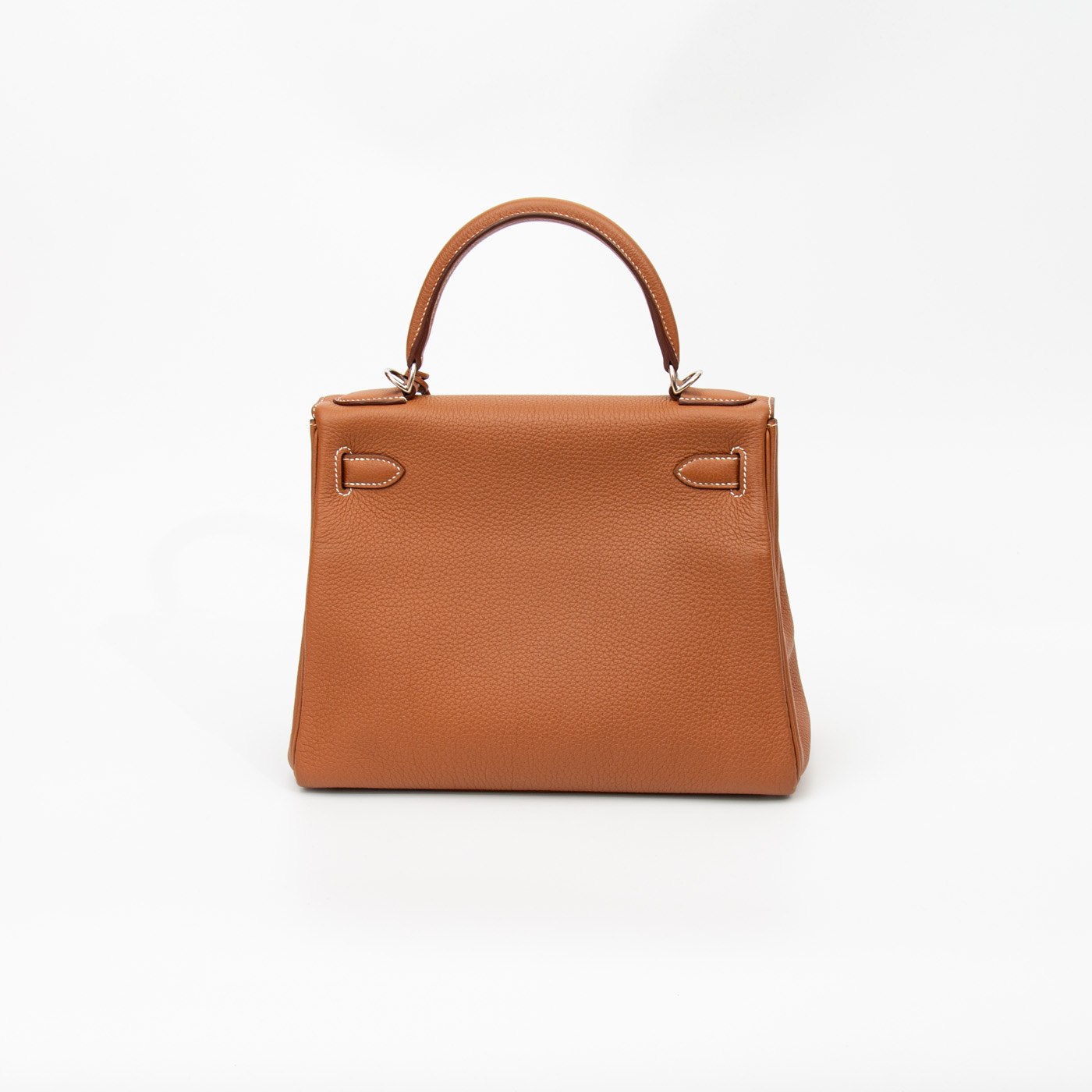 Hermès Kelly 28 Retourné Togo Leder Gold mit Palladium Hardware 2025 – Bild 4