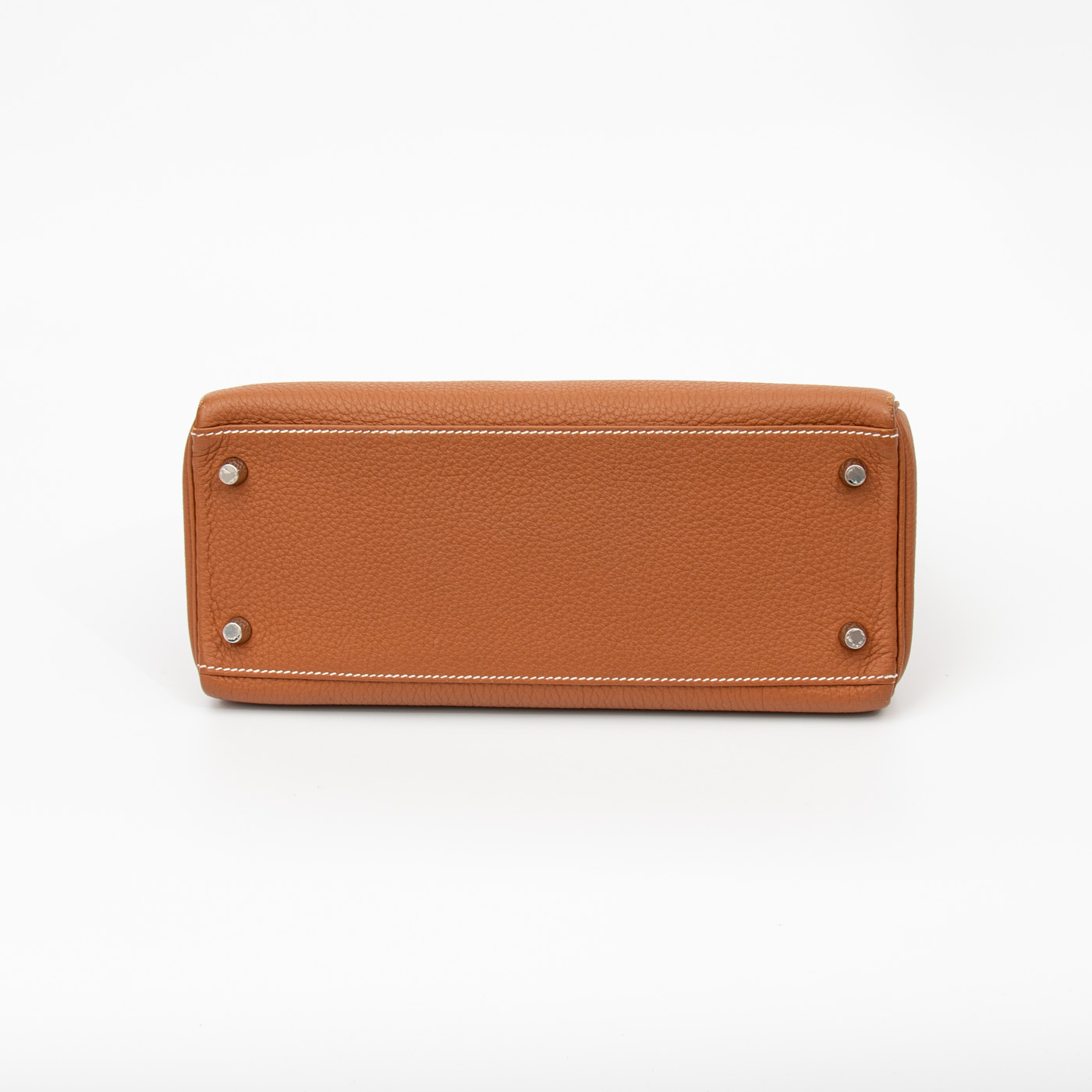 Hermès Kelly 28 Retourné Togo Leder Gold mit Palladium Hardware 2025 – Bild 5