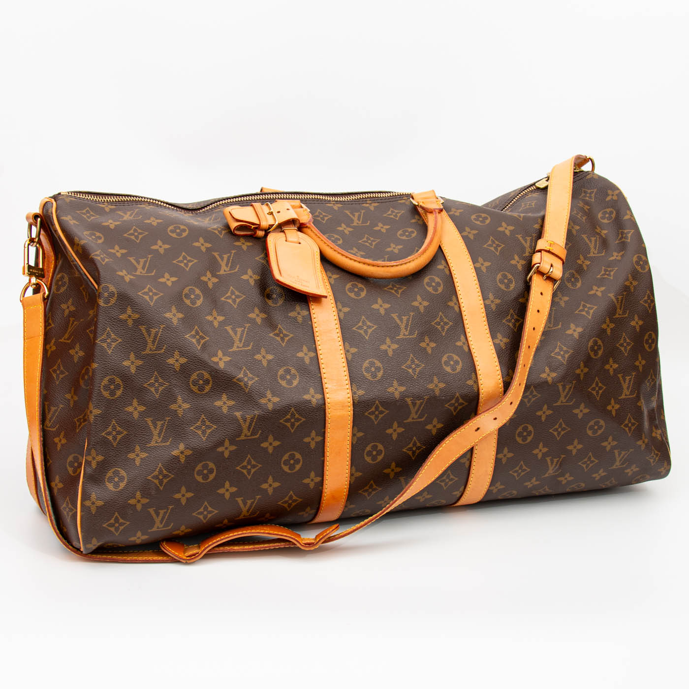 Louis Vuitton Tasche Monogram Keepall Bandouliere 60 Monogram Canvas 1993 VI1923 – Bild 3