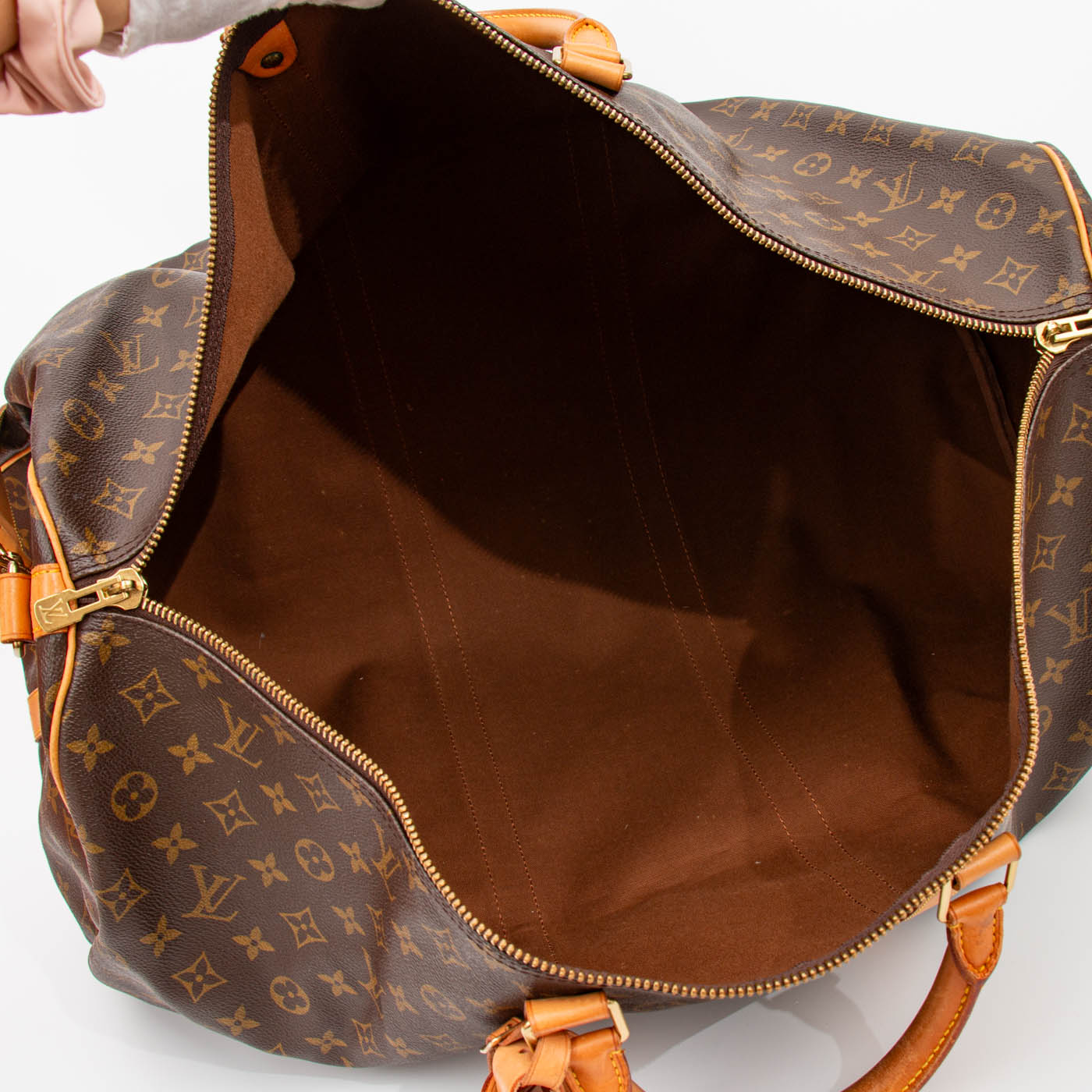 Louis Vuitton Tasche Monogram Keepall Bandouliere 60 Monogram Canvas 1993 VI1923 – Bild 8