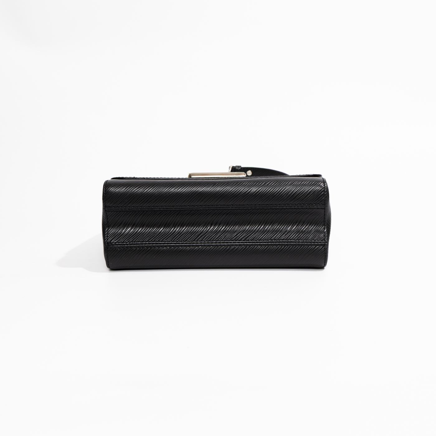 Louis Vuitton Twist Epi Leather Handbag Black with Silver Hardware – Image 5